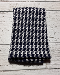 Navy & White Handmade Towel