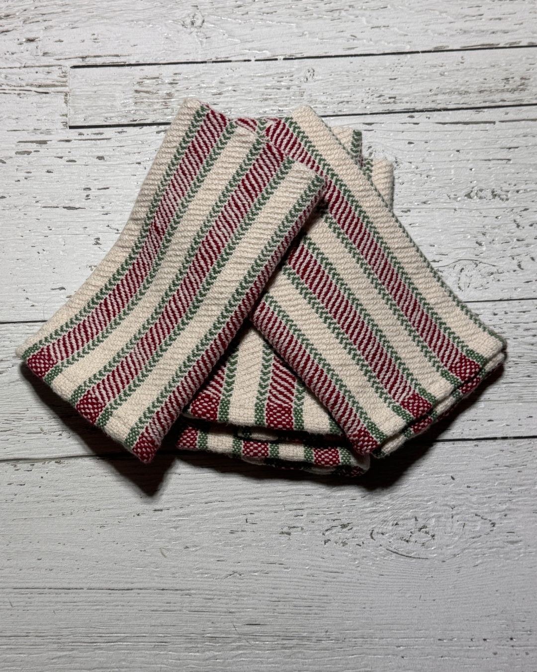 Green, Wine and Yellow Handmade Towels