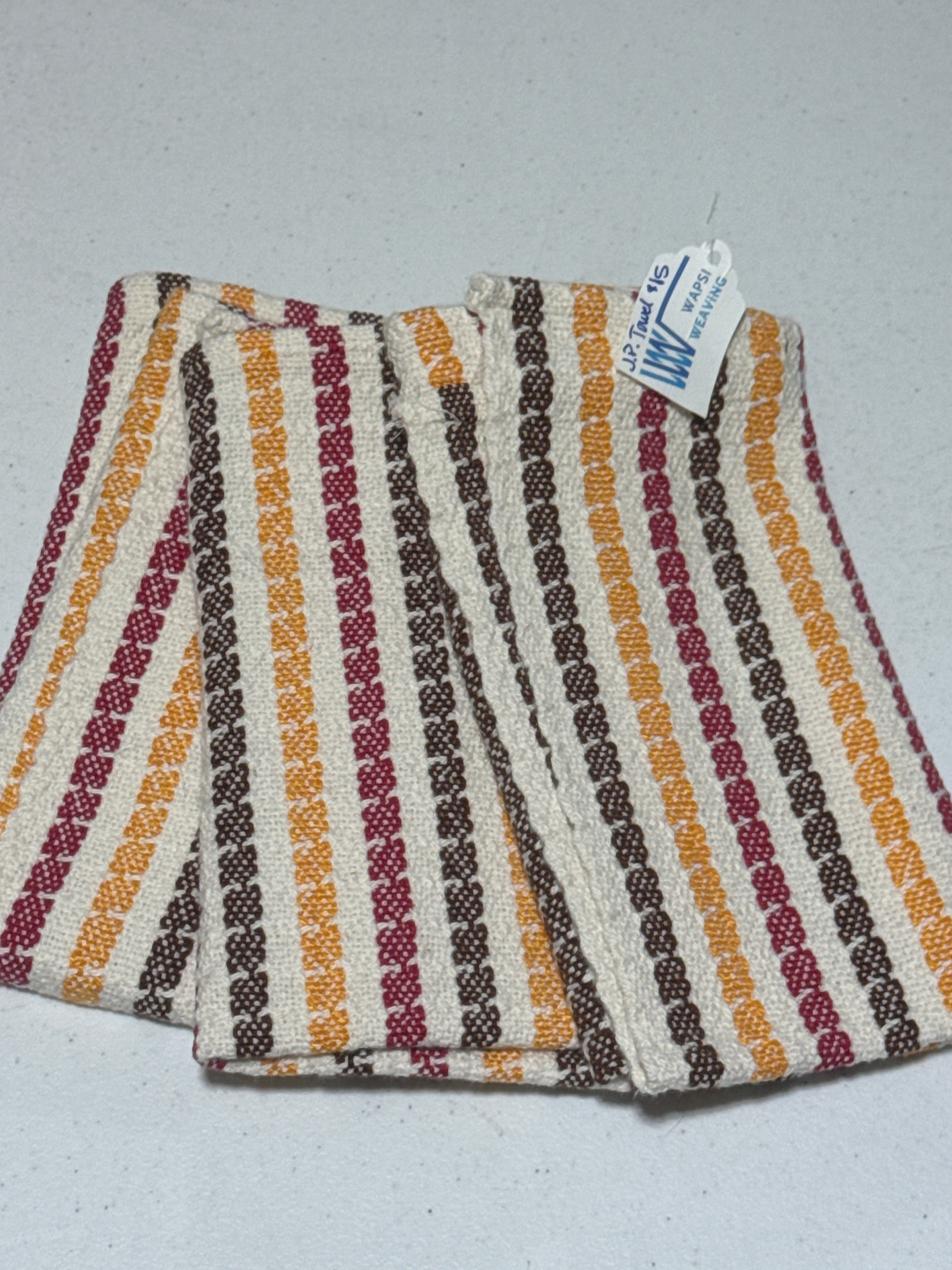 Red Yellow Green Handmade Towels