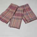Pink Red and Yellow Handmade Towels